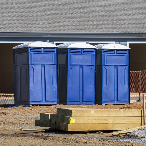 is there a specific order in which to place multiple porta potties in Cambridge Illinois